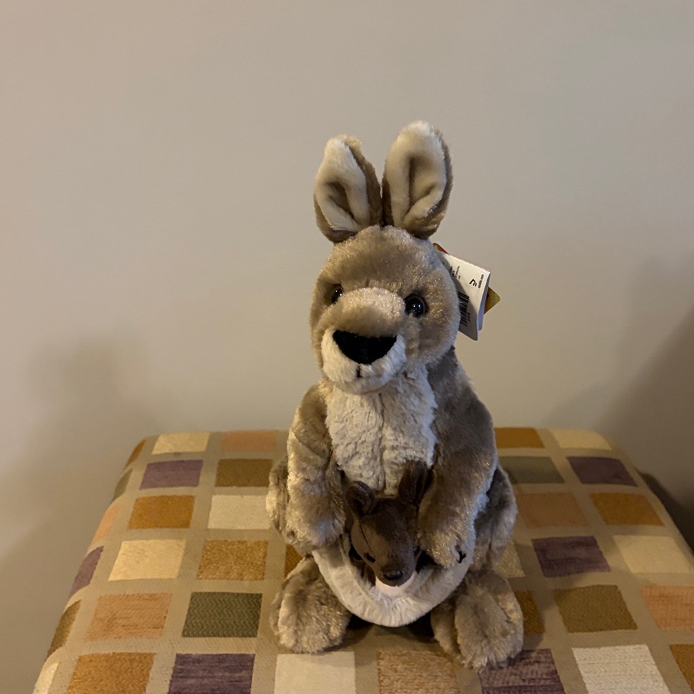 Wild Republic Kangaroo and Joey (baby) Plush